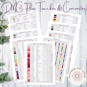 DMC Floss Conversion and Inventory Charts